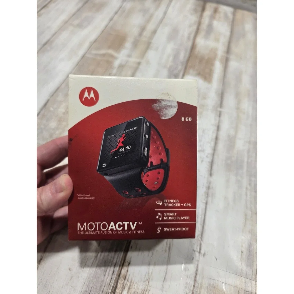 Motorola MOTOACTV 8GB Fitness Tracker Smart Music Player GPS Sport Watch NO BAND